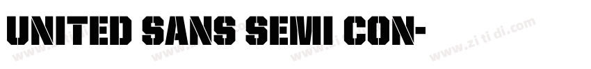 United Sans Semi Con字体转换